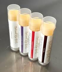 Maya Cosmetics Natural Lip Balm Lip Balm, Dry Skin, 4 Flavors Advanced Care, Moisturizing, No Petroleum Derivatives