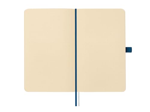 Nexo Navy Blue Soft Cover Notebook - 72 Pages, Pocket & Pen Holder - Image 4