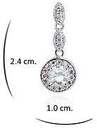 Miniatura 5 de Crystalline Azuria Conjuntos de joyas para mujer, conjuntos de joyas de boda, conjunto de joyas de novia con collar y aretes para novia, joyería de