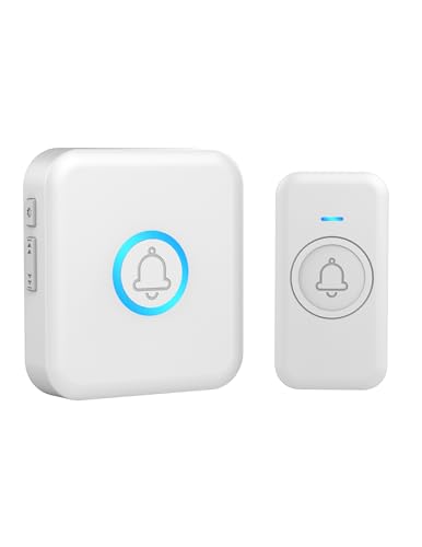 Wireless Doorbell with 60 Chimes & Volume Levels