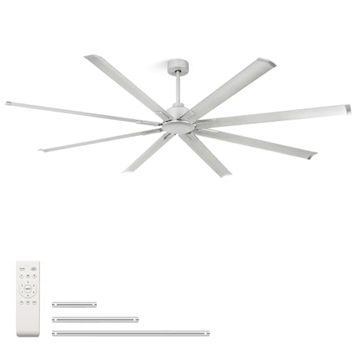 YYEHON 96-Inch Large Industrial Ceiling Fan with Remote