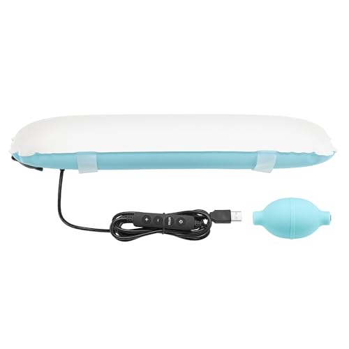 ZENIKO Tubo luminoso con cablaggio USB-A da 6,3 pollici, Lanterna Gonfiabile da Campo Go-Anywhere Torcia Gonfiabile Loop Retro Magnetico Dimmerabile per Viaggi