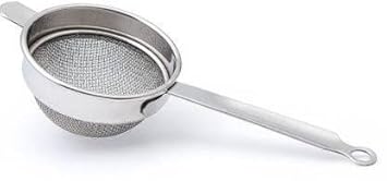 Bekner Stainless Steel Double net Tea and Coffee Strainer Tea Strainer (Pack of 1)