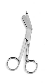 McCoy - Lister Bandage Scissors with Pocket Clip 4.5 in. - -