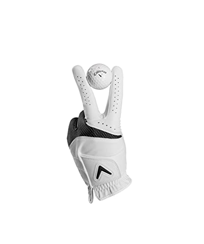 Callaway Weather Spann Golf Gloves 2-Pack MLH White M/L