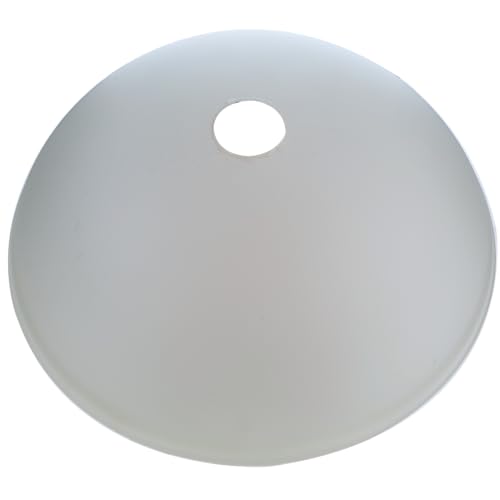 Lightaccents White Glass Lamp Shade Replacement For Floor Lamp - Lamp Shade For Floor Lamps - Glass Lamp Shade - Floor Lamp Shade - Light Fixture Replacement Glass (White) #TOP5