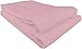 JBD LINEN Bed Body Pillow Sham for use in Pregnancy Sized 20 x 54 inch 1 Piece, 800 Thread Count 100% Organic Cotton Baby Pink Solid