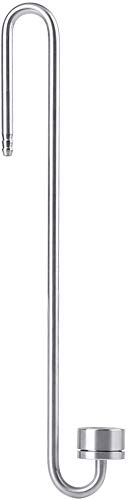 Ejoyous Co2 Diffuser, Stainless Steel Carbon Co2 Diffuser Aquarium Fish Tank Supplies Equipment for Aquatic Plants, Excellent CO2 Aquarium Kit Solubility Ensuring Vigorous Plants, Size M 250mm