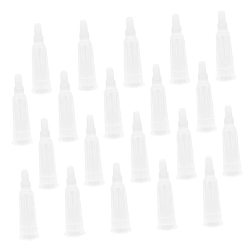 HEATSHAKING 20 Piezas Ampollas Portátil con Tapón Goteador de Dispositivo de Vidrio Antideslizante para Uso Enfermería