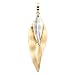 Produktbild JEWELS BY LEONARDO Anhänger Clip & Mix Calla  Ketten-Anhänger aus bicolorfarbenem Edelstahl  zwei unterschiedlich große Blätter  Clip M (4,8 mm Ø)  Schmuck Geschenk für Frauen  022201