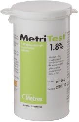 Glutaraldehyde Concentration Indicator Pad Test Strips, Single Use, 10-304 - Bottle of 60