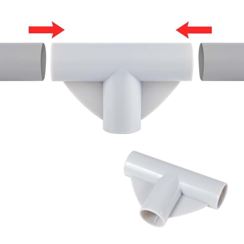 Image of 2pcs Baby Playpen Parts T-Shaped Joints, 3-Way Baby Playpen Replacement Parts T Connector 1in in Inner Diameter Baby Playpen Connectors Accessories for Baby Play Pen Yard