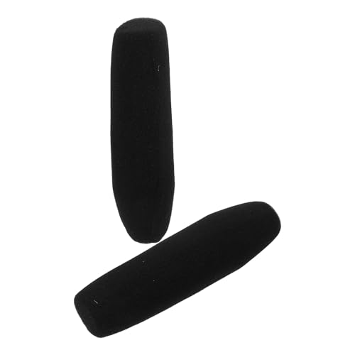 Baluue 2 pezzi Copertura Microfono Spugna Antivento per Videocamera Parabrezza Microfono Antipolvere Antistatico per Interviste Esterne Riduzione Rumore e Protezione Vento