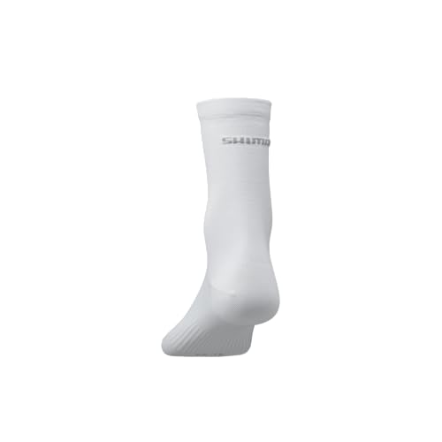 Chaussettes cyclisme Shimano Performance blanches - vue 7