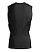 COOLOMG Mens Padded Compression Shirts Baseball Chest Rib Protector Football Rugby Softball Heart Sternum Guard Black M