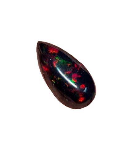Cabochon opale éthiopienne naturelle 23x11.5 mm gemme multi feu pour fabrication de bijoux artisanaux