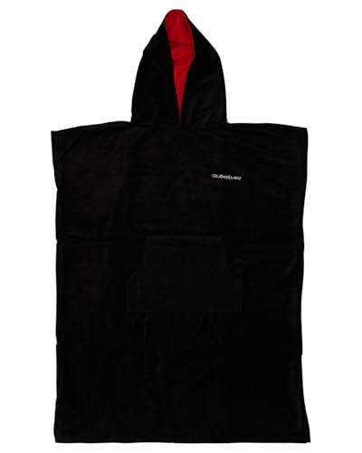Quiksilver - Hoody Towel Beach Supplies Poncho pour Homme - Grey/Black/Black - Taille Unique