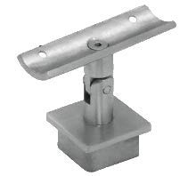 Selle pivotante inox poli 50,8 mm anti-corrosion pour articulation de main courante