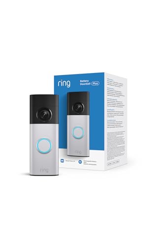 Ring Videodeurbel Plus op batterij (Battery Video Doorbell Plus) (nieuwste generatie) | Zelf te installeren draadloze deurbelcamera | Retinal 2K | 6x zoom | Gratis Ring-proefabonnement van 30 dagen - Afbeelding 3