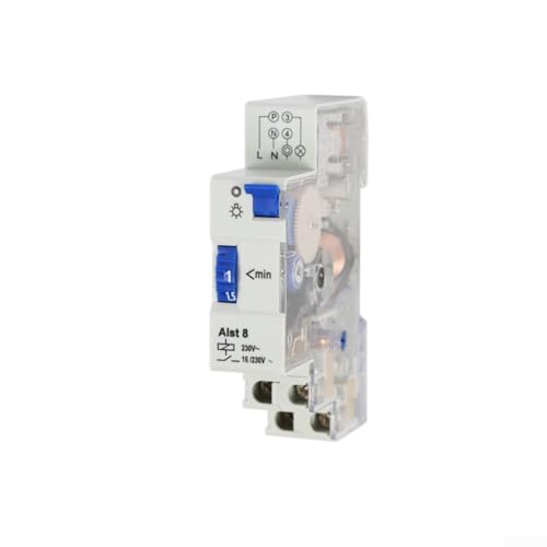 Image of Mechanical Timer Relay for Stair Light Control 230V AC Input with 1 Minute to 7 Minutes On Off Timing Range