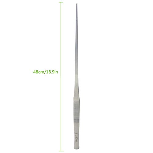 Pinzas herramienta de pecera de 48 cm para alimentar serpientes 3