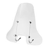 parabrezza vespa px originale Qualità superiore: L’estensione del parabrezza in plastica ABS resistente offre durata e resistenza a usura e graffi.