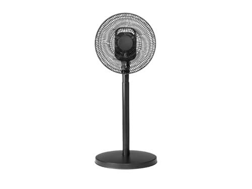 扇風機 DCモーター リモコン付き ブラック KLF-30253/K