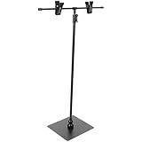 Support porte-bannière : ce support d'affiche réglable est facile à installer grâce à ses clips qui maintiennent l'affiche en place. présentoir de table