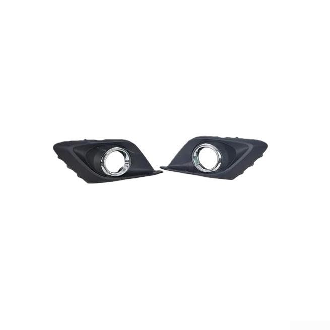 Rejillas de luz antiniebla para Mazda 3 Axela 2014-2016, cubiertas negras de parachoques delantero