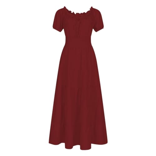 Vestido renacentista medieval de mujer para disfraces de Halloween y cosplay