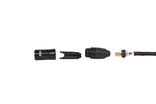 Lyxpro - 10 Ft - Xlr Male To 1/4" Trs Star Quad Microphone Cable For High End Quality And Sound Clarity, Extreme Low Noise – Black #TOP5