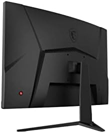 MSI Optix G27C4 Curved Gaming Monitor - 27 Inch, 16:9 Full HD (1920 x 1080), VA, 165Hz, 1ms, 1500R, FreeSync Premium, DisplayPort, HDMI, Anti-Flicker, Less Blue light, Frameless, Black
