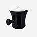 the shave factory - Black Shaving Mug | Shaving Soap Bowl | Shaving Mug with Knob Handle | Shaving Soap Bowl | Shaving Foam Bowl