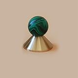 Poignées de tiroir & Tire VWWJCCRO Laiton Rose Pierre Boutons Placard Tiroir Poignée De Porte Bouton De Luxe Cabinet Bouton Maison Meubles Accessoire 1 Pcs(C-4188-Lv)