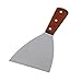 QOXEFPJZ Cortador de Pizza Acero Inoxidable espátulas Masa cortadora espátula Papa Cuchillo Filete Palo Ensalada raspador Chopper Pizza Pastel Barbacoa Herramientas para Hornear (Color : L)