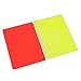KAHDGSS Football Card Redness Yellow Cards PVC Sports Penalty Cards for Soccer Sport Football Game Card