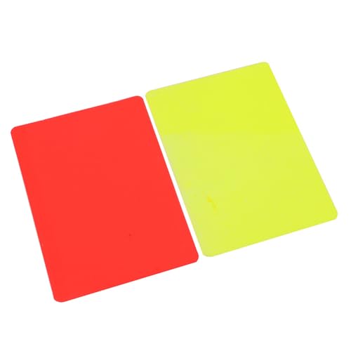 ZIRANU Football Redness Yellow Card Set Sports Football Referee Redness Yellow Card Set Soccer Warning and Ejection Cards Set