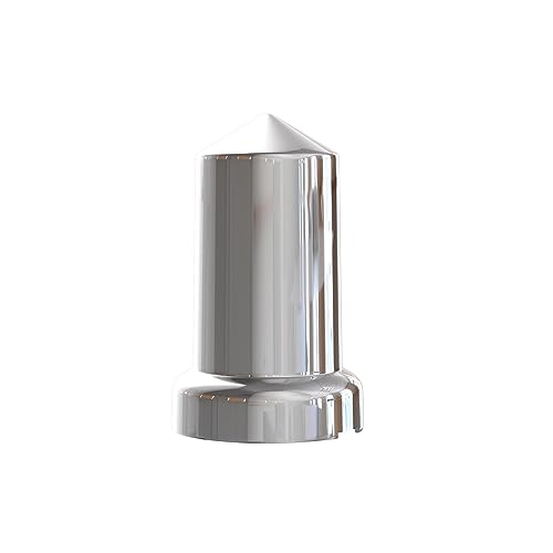 20-Pack 33mm Chrome Lug Nut Covers - Push-On ABS Plastic Caps For Semi Trucks & Trailers 5 thumbnail image