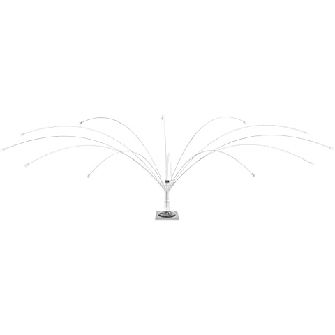 Buzzlett Stainless Steel Bird Deterrent with PVC Base for Outdoors, Boats, Docks and HVAC - Efficient Bird Repellent for Birds, Deters Seagulls and Other Birds from Landing- 6ft Cover