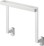 キッチン シンク下 収納 扉 タオルハンガー W20×D9~10×H19.5cm towerYama タオル掛け タオルハンガーバー 巻き込み防止