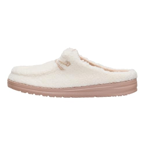 HEYDUDE Wendy Slip Sherpa Egret Size 9, Women’s...
