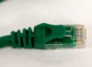 Green 50 ft "Ferari Style" CAT6 Network Patch Cable