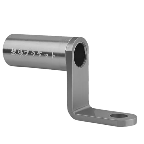 Extensión de montaje retrovisor para motocicleta: soporte de aluminio resistente, adaptador de abrazadera seguro, estructura resistente a las vibraciones, diseño compacto y | Soporte Móvil Mot