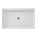 Swanstone SS-3454-130 Single Threshold Shower Floor, 34"Dx54"W - Ice