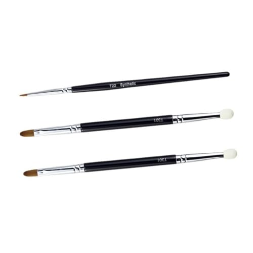 Healeved Dark Circle Concealing Makeup Brush T22 Fine Concealer Brush T301 Double-head Sponge Travel Makeup Kit