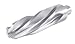 Accusize Industrial Tools 1-1/4'' H.S.S. Aligning Reamer with 3/4'' / 0.75'' Weldon Shank, Spiral Flute, 0521-0114