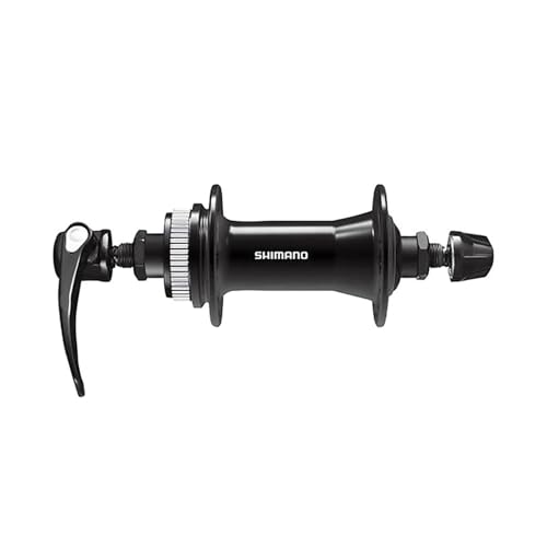 Moyeu avant Shimano 100mm HB-QC400 32 trous frein à disque Center Lock noir pour roue de vélo
