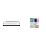 Cricut Maker, Machine de découpe Intelligente-Couleur Champagne, 1 & Kit complet de stylos à pointe fine (boîte de 30) Taille Unique multicolore