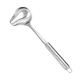Louche pratique : un ustensile de cuisine indispensable pour la maison, le restaurant, le café, la pâtisserie, etc. un accessoire de cuisine pratique, cuillère de cuisine, louche à soupe avec bec verseur