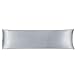 YeVhear - Federa per cuscino da corpo, 20 x 72 cm, in raso setoso argentato per capelli ACooling, anti-rughe, resistente al lavaggio